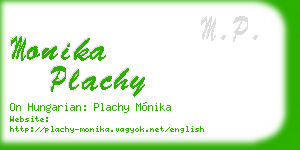 monika plachy business card